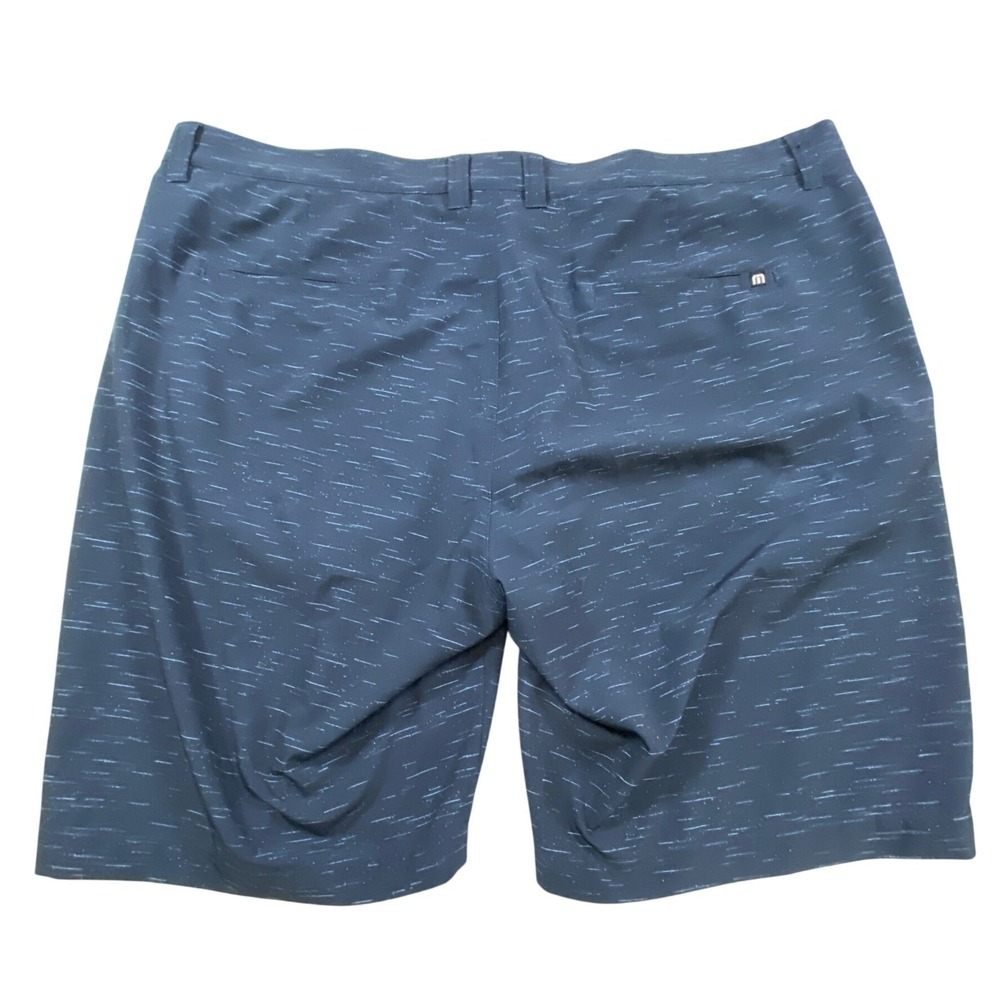 TravisMathew Mens Navy Blue Micro Streak Performance Golf Shorts Size 40 - Picture 3 of 9